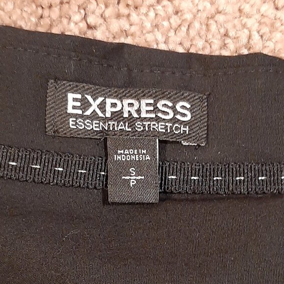 NWOT Express Stretch Black Button-Up Dress Shirt - Picture 9 of 10